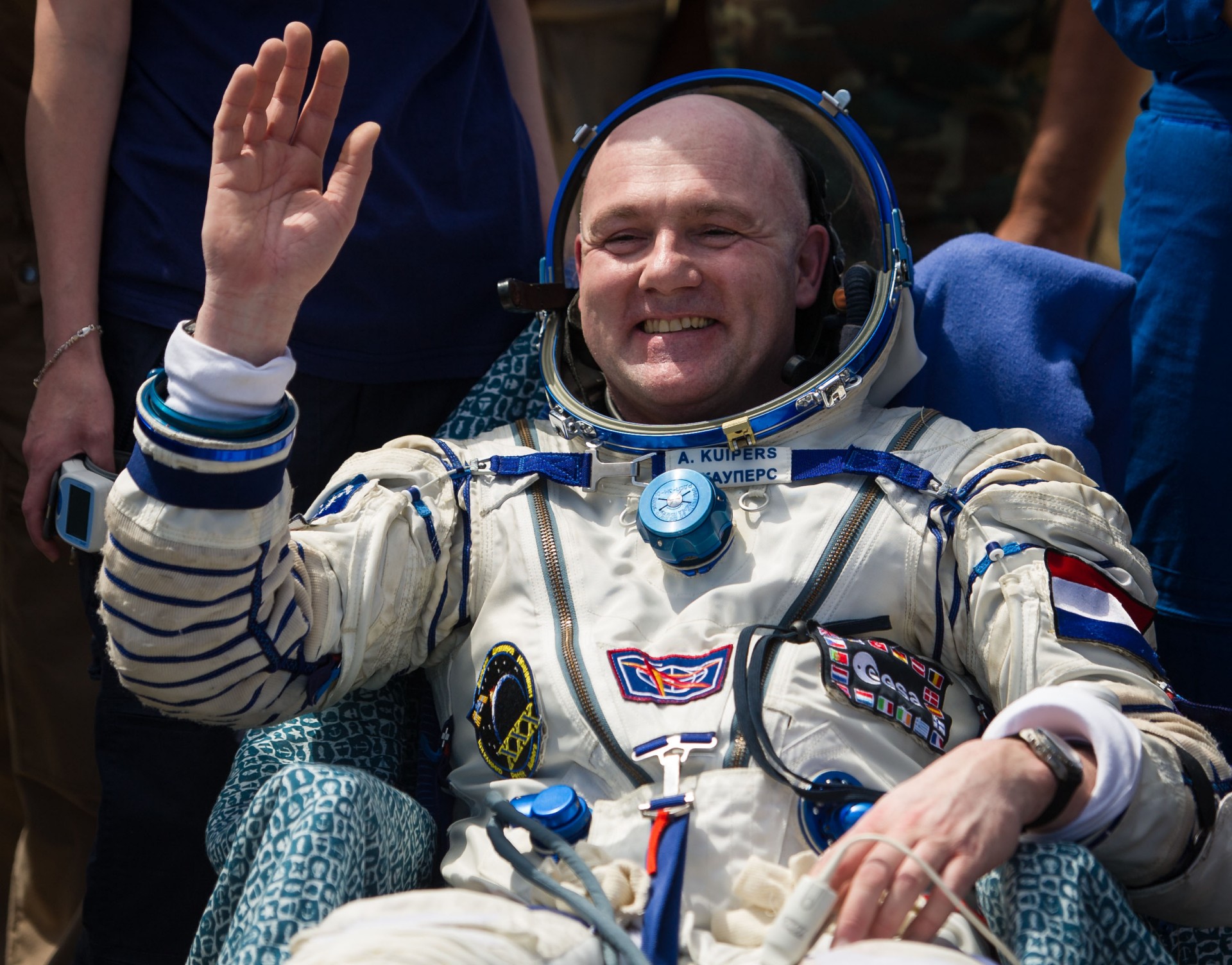 Dutch astronaut André Kuipers is one of Spacebuzz' most prominent ambassador NASA/BILL INGALLS